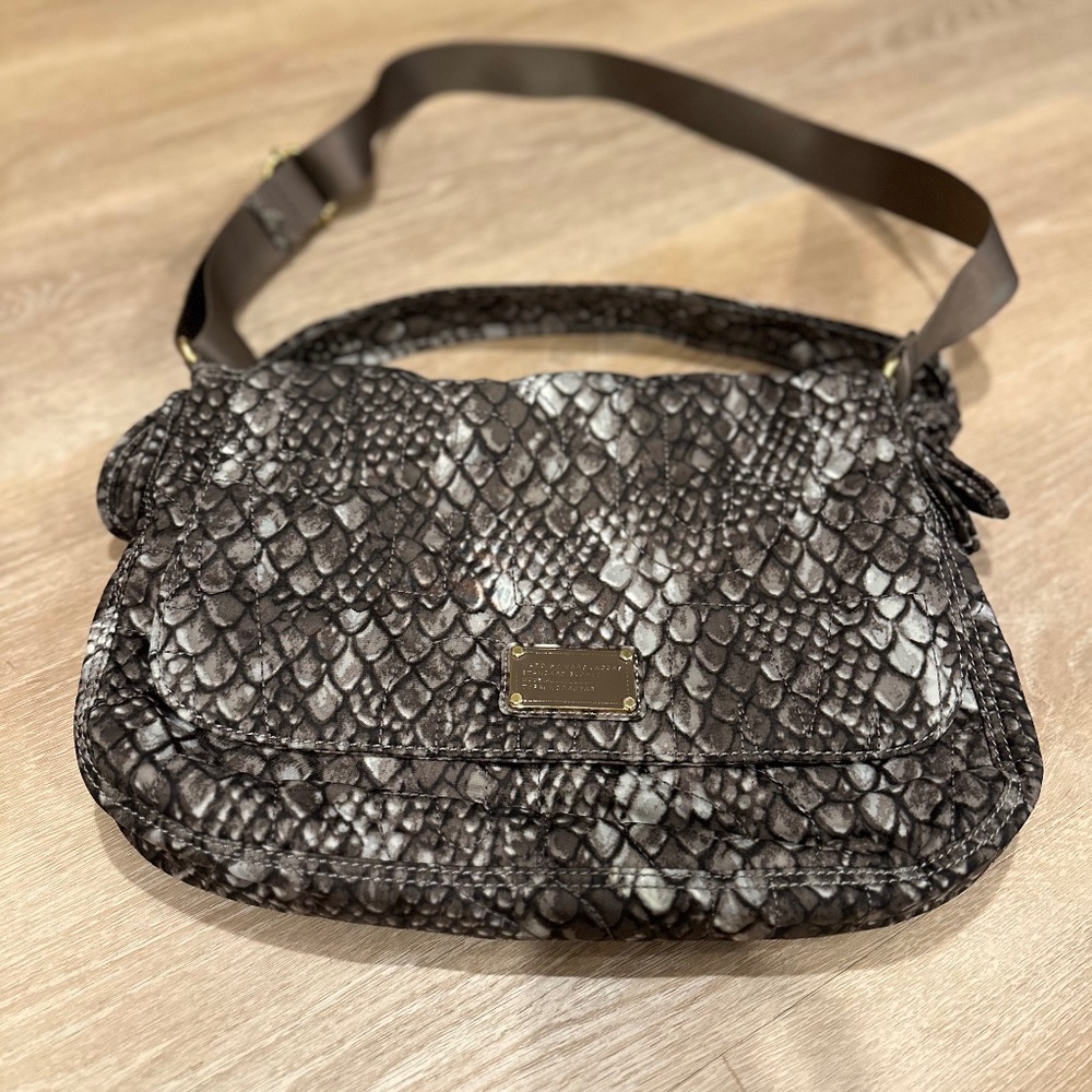 Marc Jacobs Adjustable Strap Animal Print Crossbody Handbag